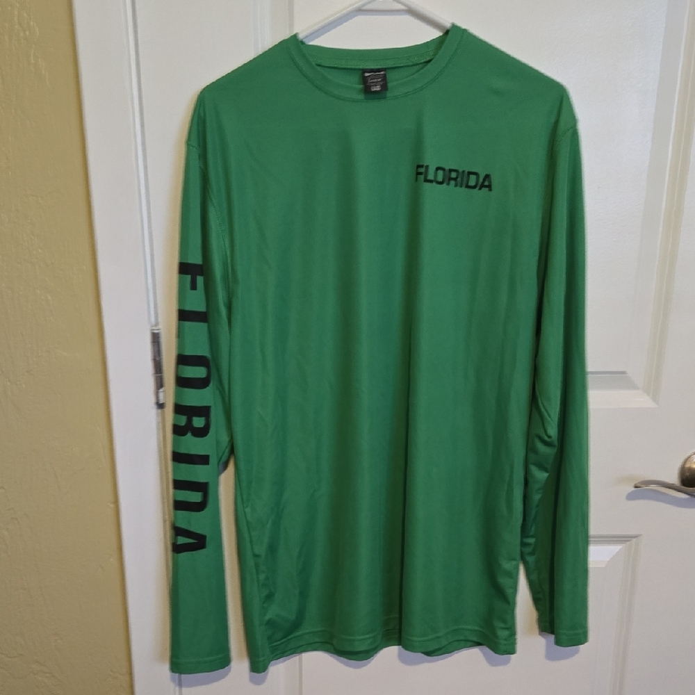 Green Zorrel Long Sleeve Shirt Florida. Large